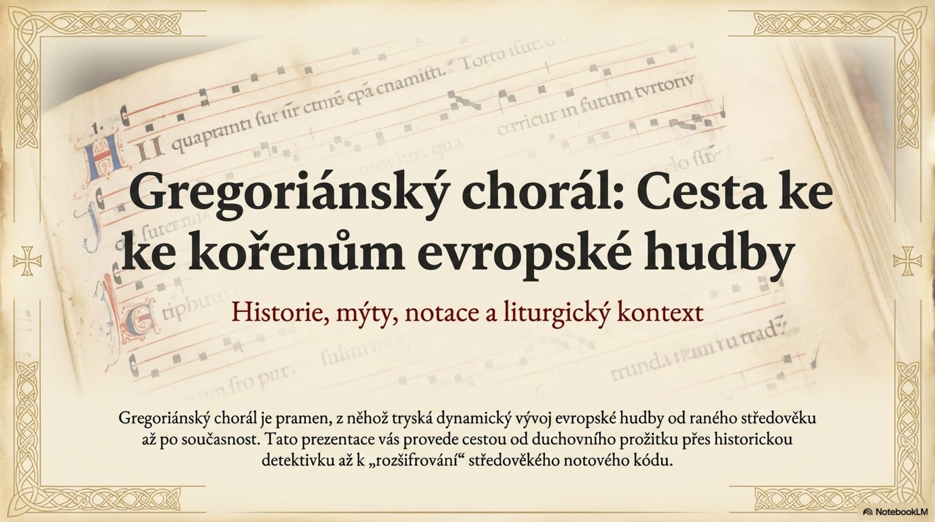 Architektura kořenů evropské hudby – snímek 1 z 15
