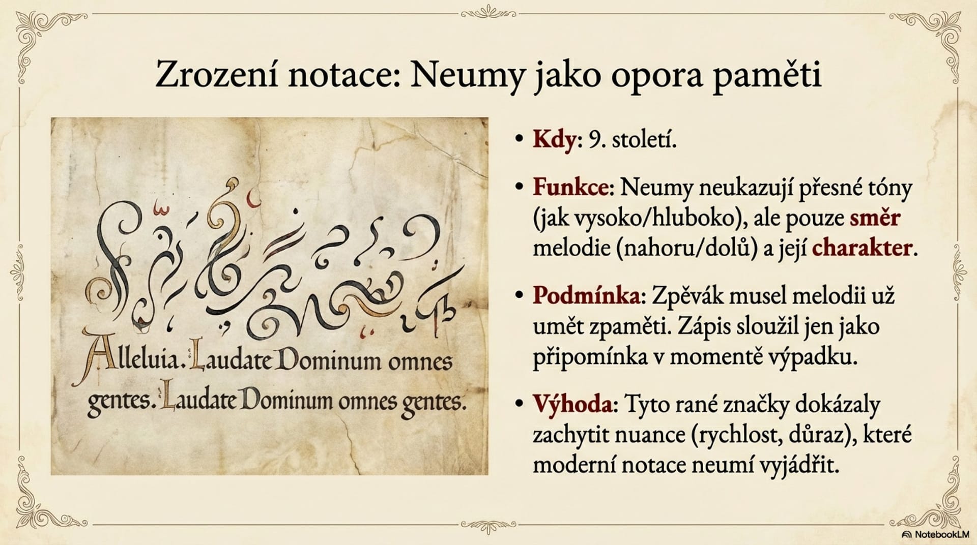 Architektura kořenů evropské hudby – snímek 8 z 15