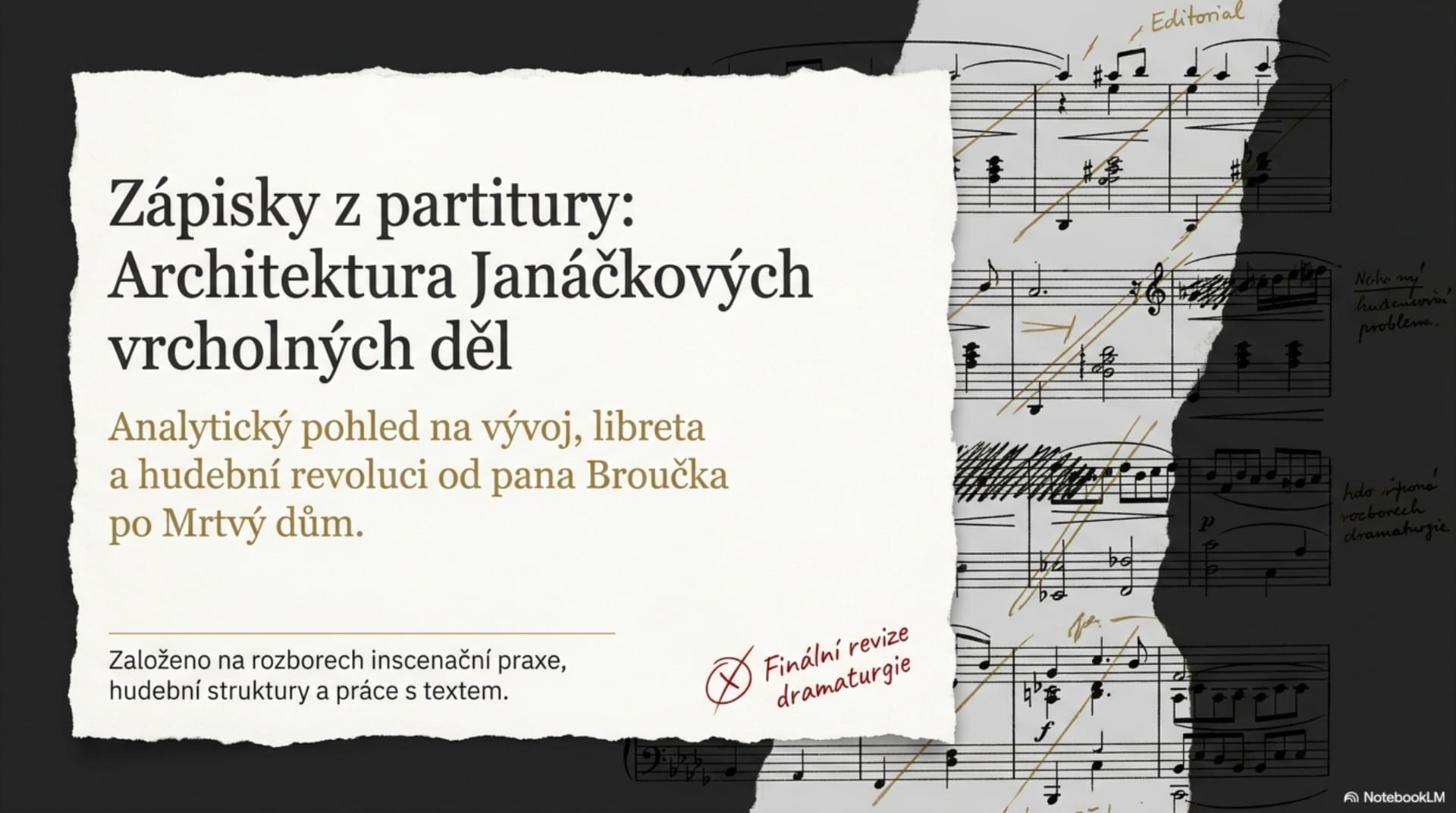 Vrcholné opery – od Výletů pana Broučka po Z mrtvého domu – snímek 1 z 13