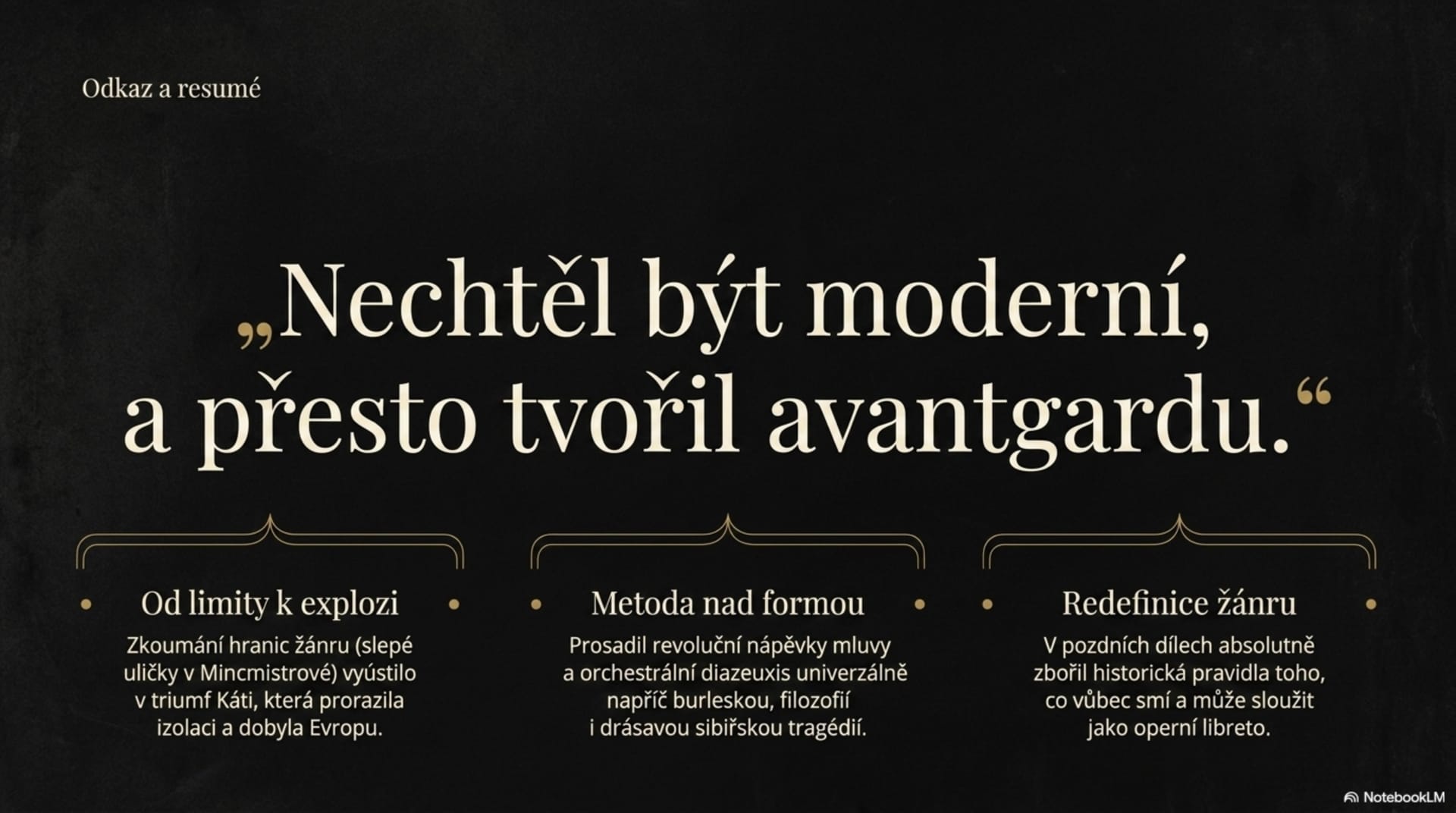 Vrcholné opery – od Výletů pana Broučka po Z mrtvého domu – snímek 13 z 13