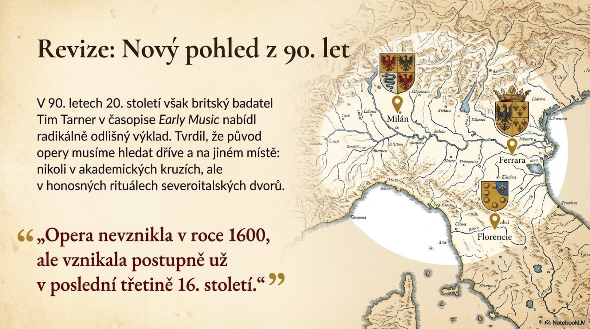 Zrod a vývoj opery v Itálii a Francii (17. a 18. stol.) – snímek 3 z 13