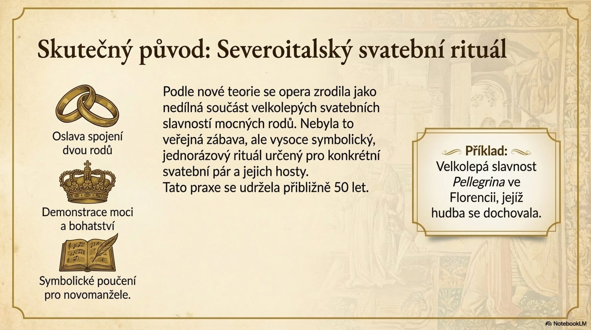 Zrod a vývoj opery v Itálii a Francii (17. a 18. stol.) – snímek 4 z 13